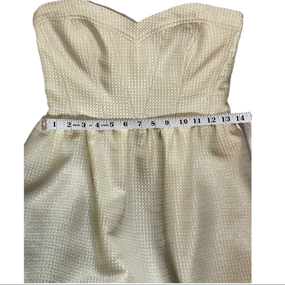 Shoshanna Brocade Structured Bodice Cocktail Dress - Picture 4 of 10